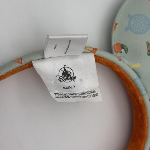 Disney Parks Loungefly Minnie Mouse Ears Epcot Flower Garden Orange Bird Headban - Picture 8 of 11